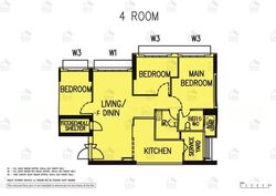 Blk 420D Waterfront II @ Northshore (Punggol), HDB 4 Rooms #565192261